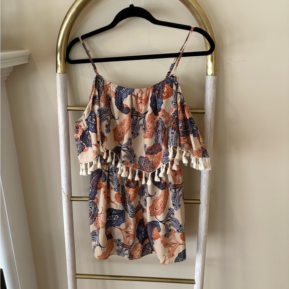 ILLA ILLA Multicolor Off-Shoulder Romper - Picture 1 of 2